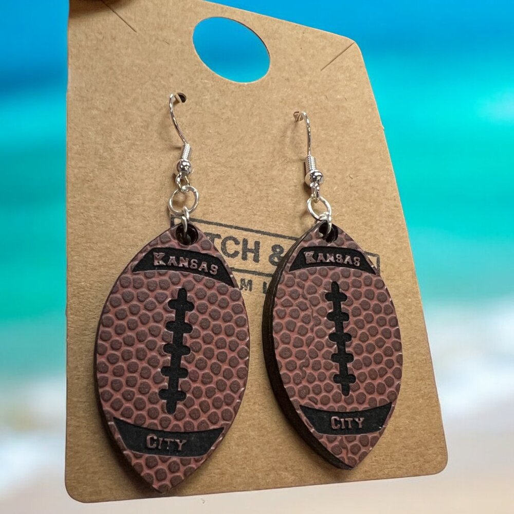 MVP Earrings - Kansas City Football Danglies